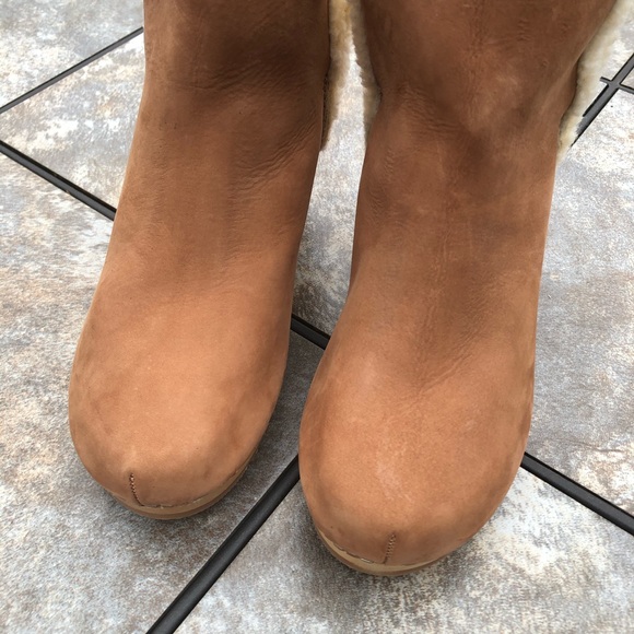 NEW Anthropologie Miss Allbright Milo Clog Booties - Picture 4 of 6